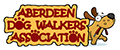 aberdeen dog walkers association logo catoon dog with big eyes