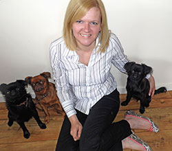 Pamela and the dogs