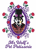 cartoon wolf in a top hat